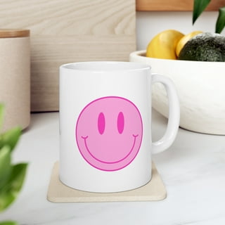 Purple Smiley Face Coffee Mug for Sale by evahart28