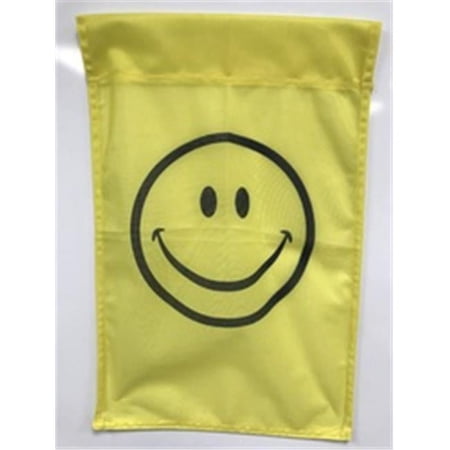 Smiley Face Flag 12x18 Garden Style