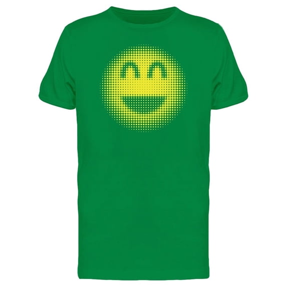 Smiley Face In Halftone Dots Tee Men's -Image by Shutterstock