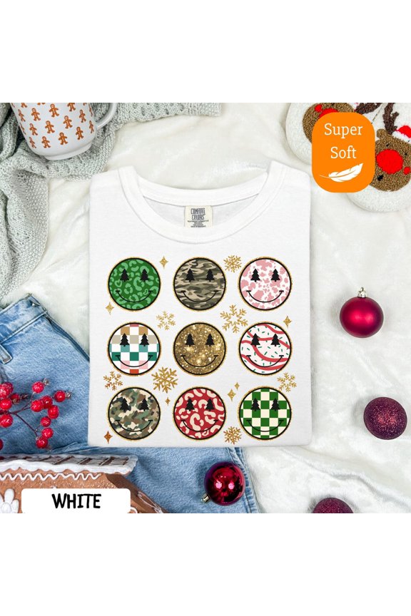 Smiley Face Lightning Bold Smile T-Shirt All Size S-3XL
