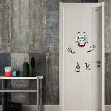 Smiley Face Refrigerator Decorative Wall Sticker