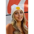 thumbnail image 1 of Smiley Face Ribbed Beanie 🙂, 1 of 11
