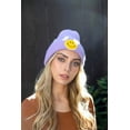 thumbnail image 1 of Smiley Face Ribbed Beanie ?, 1 of 11