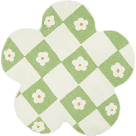 Smiley Face Rug Sunflower Rug Non Slip Bath Mat Microfiber Flower Rug Floor Mats Bahtub Mats for Shower, Tub, Bedroom 23.6IN Yellow Smiley
