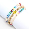 thumbnail image 1 of Smiley Face Stackable Bracelets 3 Set, 1 of 8