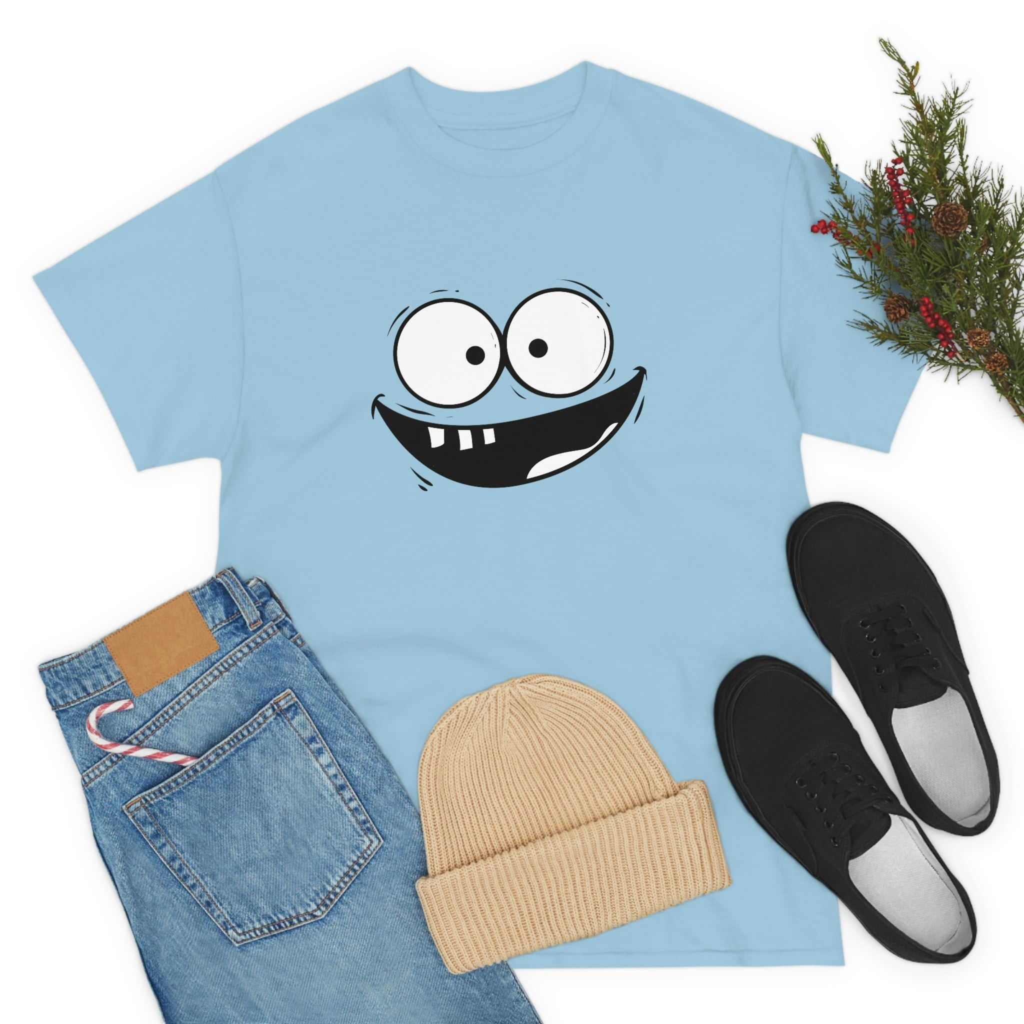 Pistola Palmer Hemp Box Tee - Smiley Face