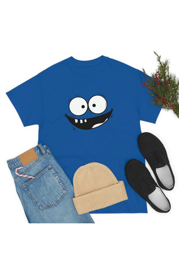 Smiley Face Unisex Heavy Cotton Tee