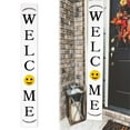 thumbnail image 1 of Smiley Face Welcome Sign / Color: White, 1 of 2