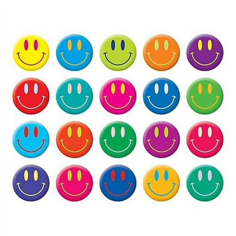 2024 Lot Of 12 Smiley Face Stickers