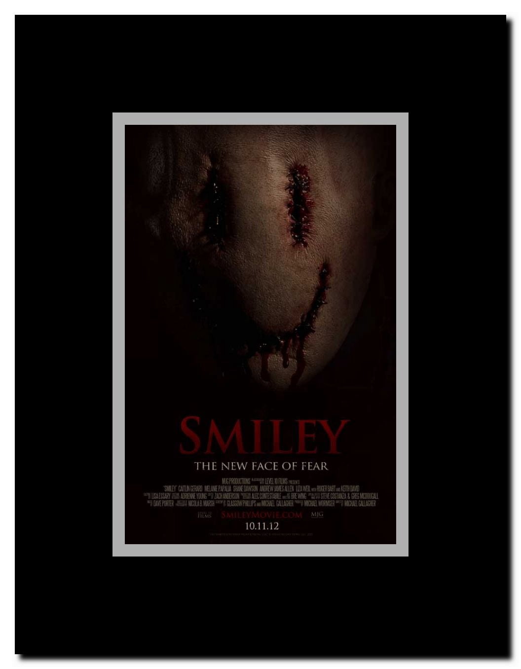 Smiley Framed Movie Poster