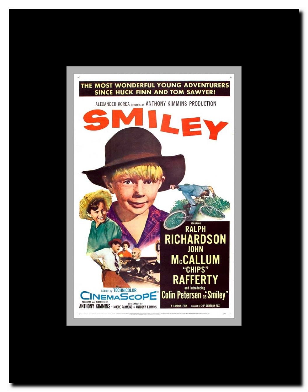 Smiley Framed Movie Poster