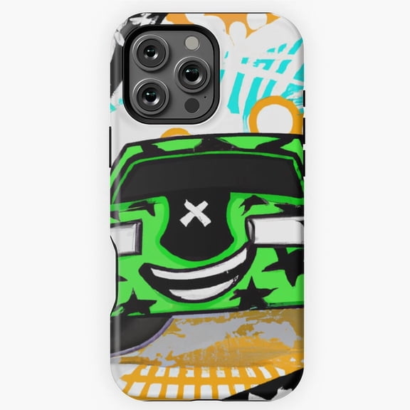 Smiley Funny Car Art Graphic Design Phone Case for iPhone 16 15 14 13 12 11 Pro Max
