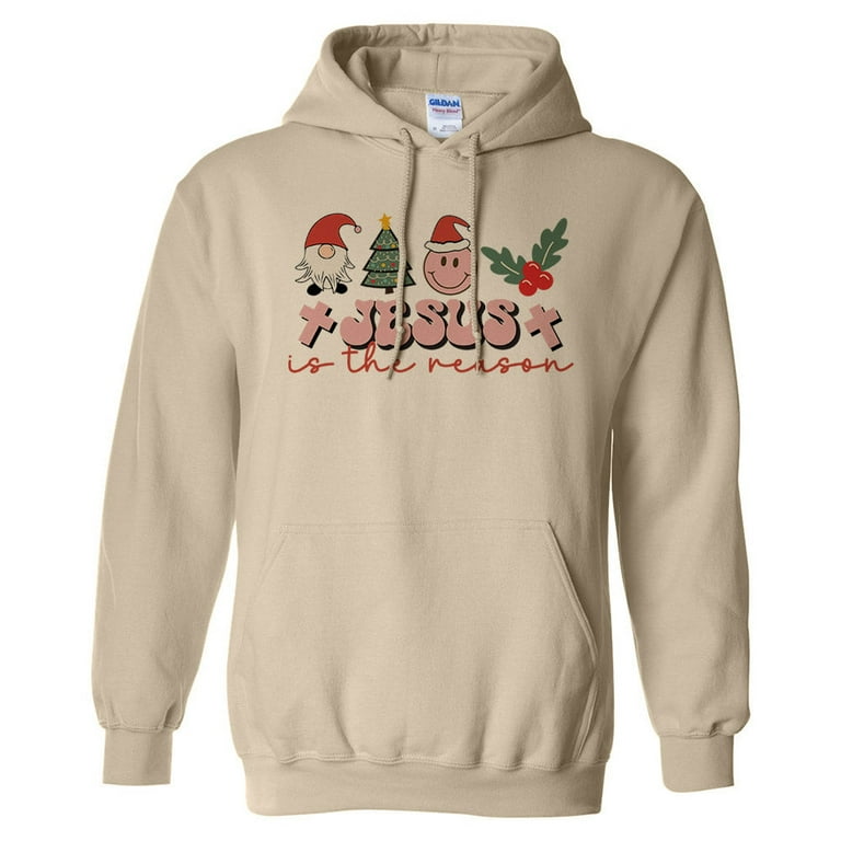 Jesus is The Reason Christmas Hoodie Jesus is The Reason Christmas Hoodie