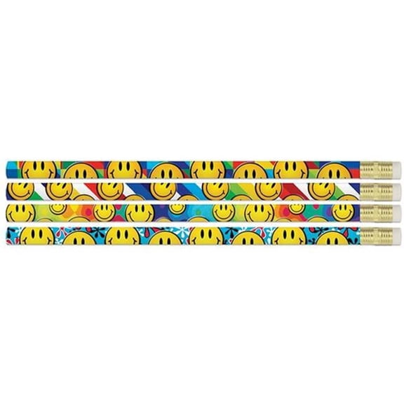 Smiley Sensations Pencils - 12 Dozen