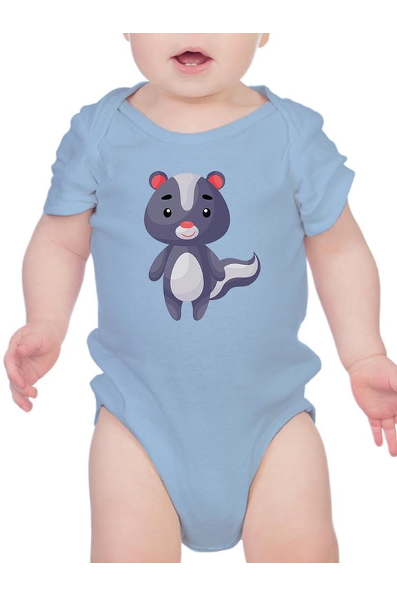 Smiley Skunk Bodysuit Infant -Image by Shutterstock, 18 Months