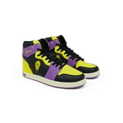 Smiley Sneaker - Yellow/Purple