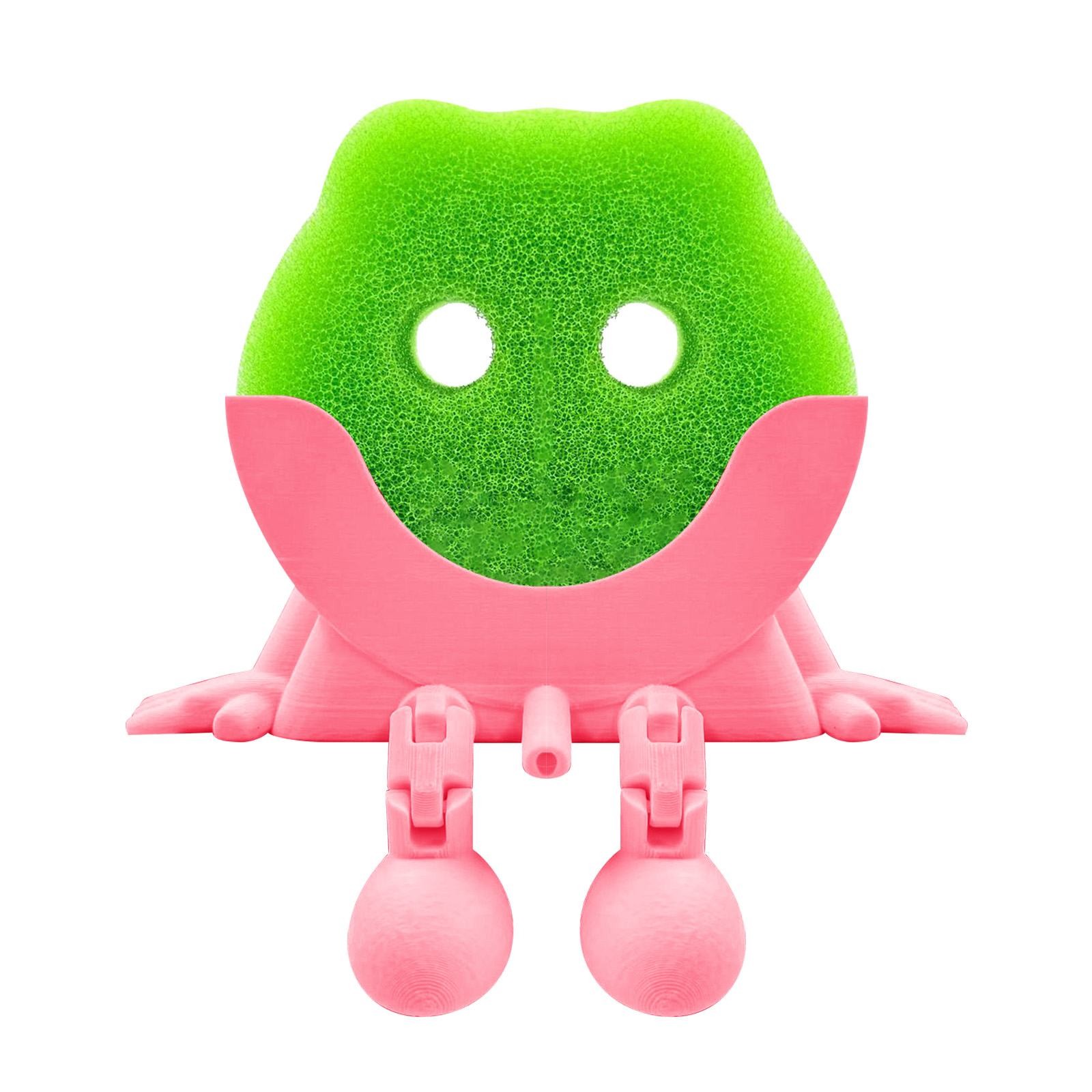 Smile Sponge Holder, Cute Hanging Sponge Holder with Drainage – Keeps ...