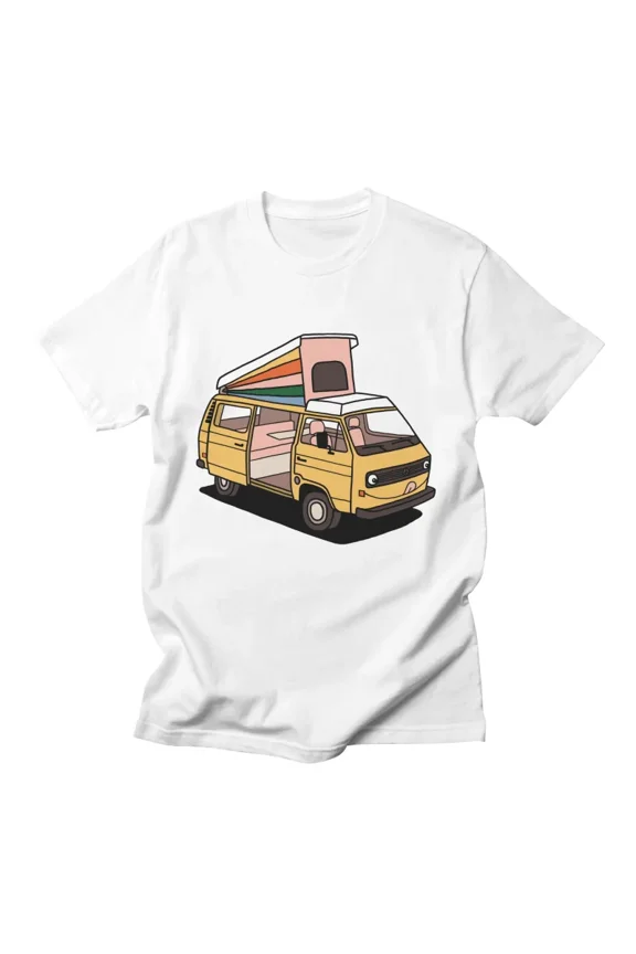 Smiley VW Westfalia Vanagon T-Shirt Tee Gift For Him Merch For Her Apparel For Friend
