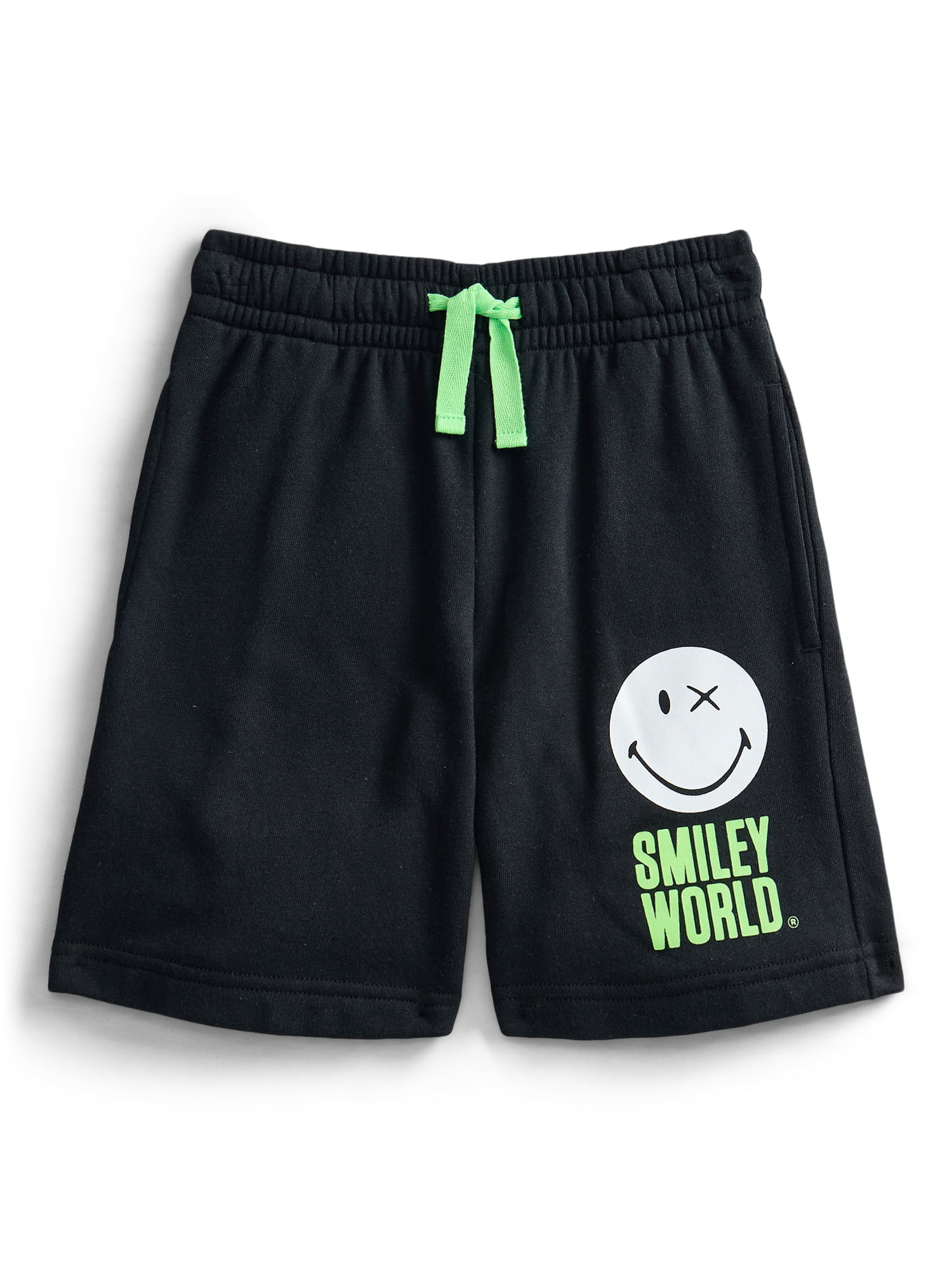 Smiley World Boys Fleece Shorts, Sizes 4-18