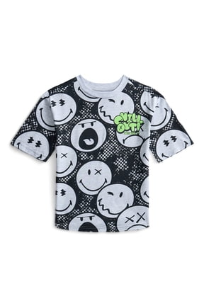 World Boys Graphic Tee with Short Sleeves, Sizes 4-18