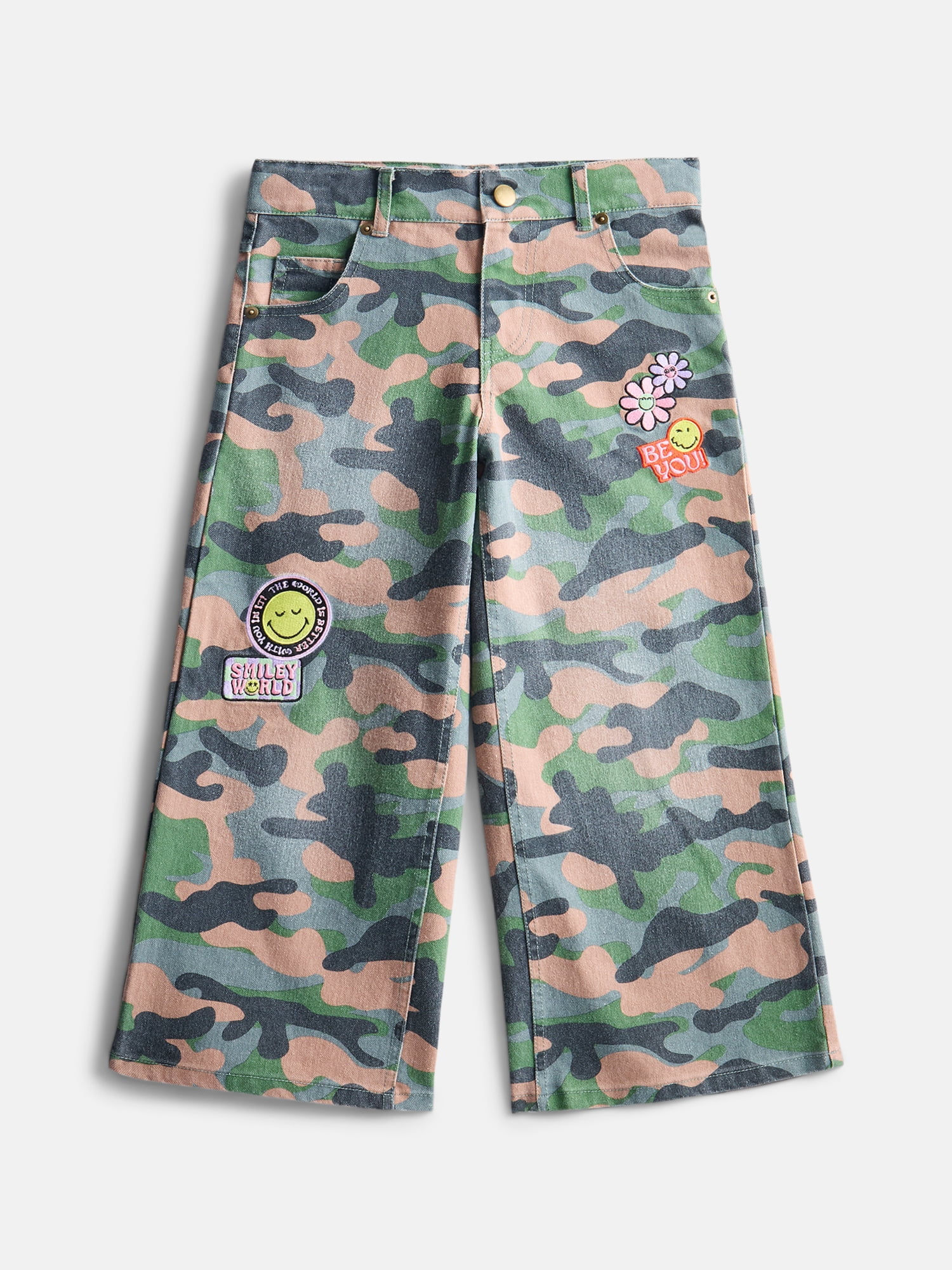 SmileyWorld Girls Denim Jeans, Sizes 4-16