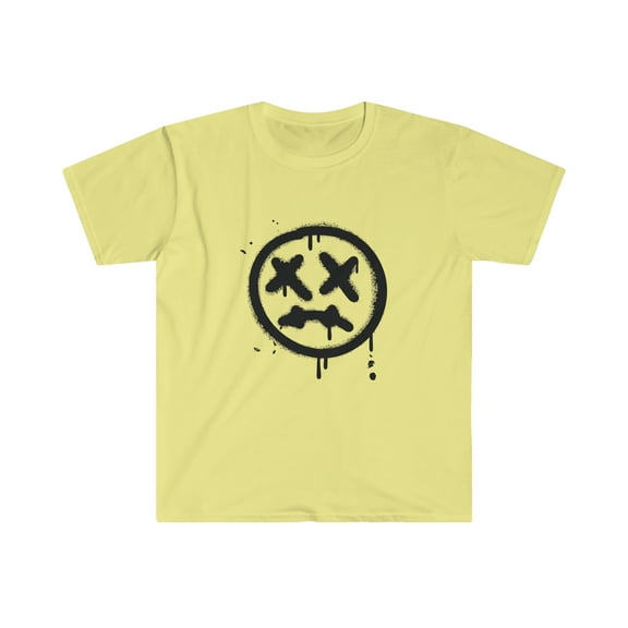Smiley face graphic Unisex Softstyle T-Shirt