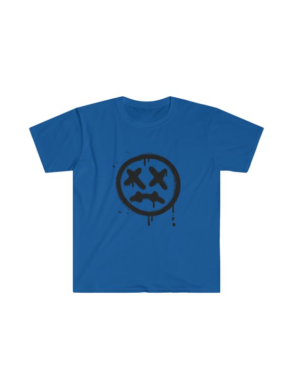 Smiley face graphic Unisex Softstyle T-Shirt