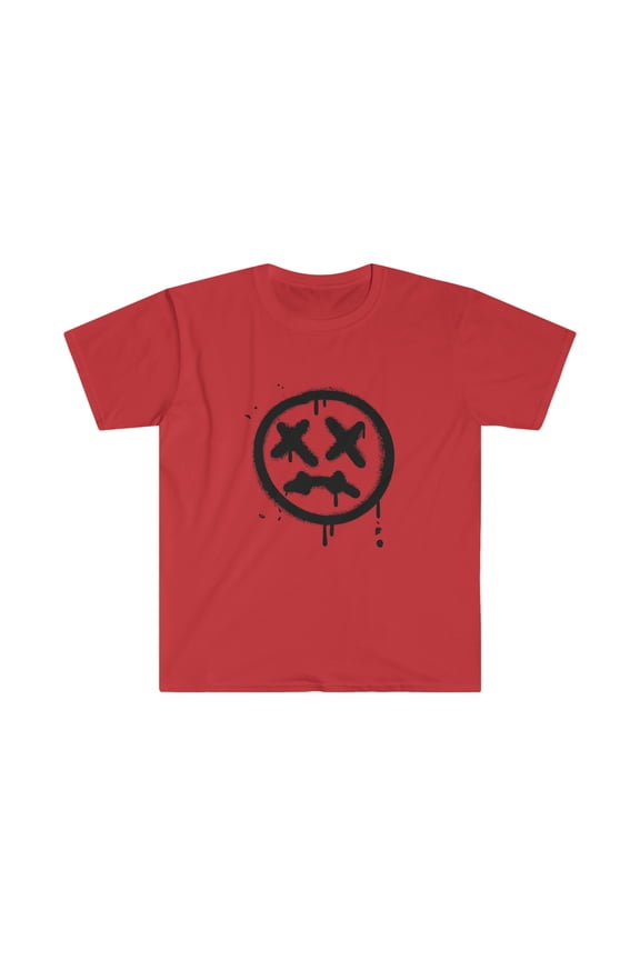 Smiley face graphic Unisex Softstyle T-Shirt