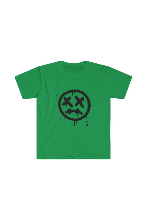 Smiley face graphic Unisex Softstyle T-Shirt