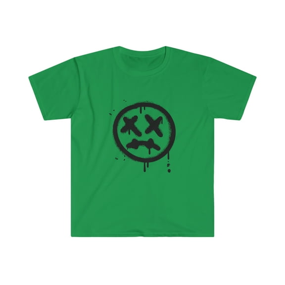 Smiley face graphic Unisex Softstyle T-Shirt