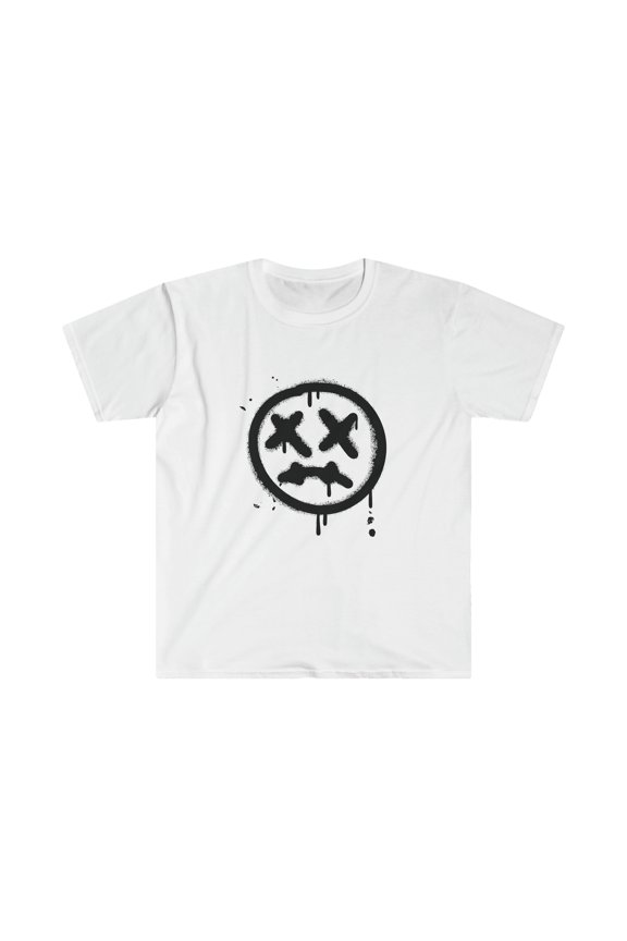 Smiley face graphic Unisex Softstyle T-Shirt