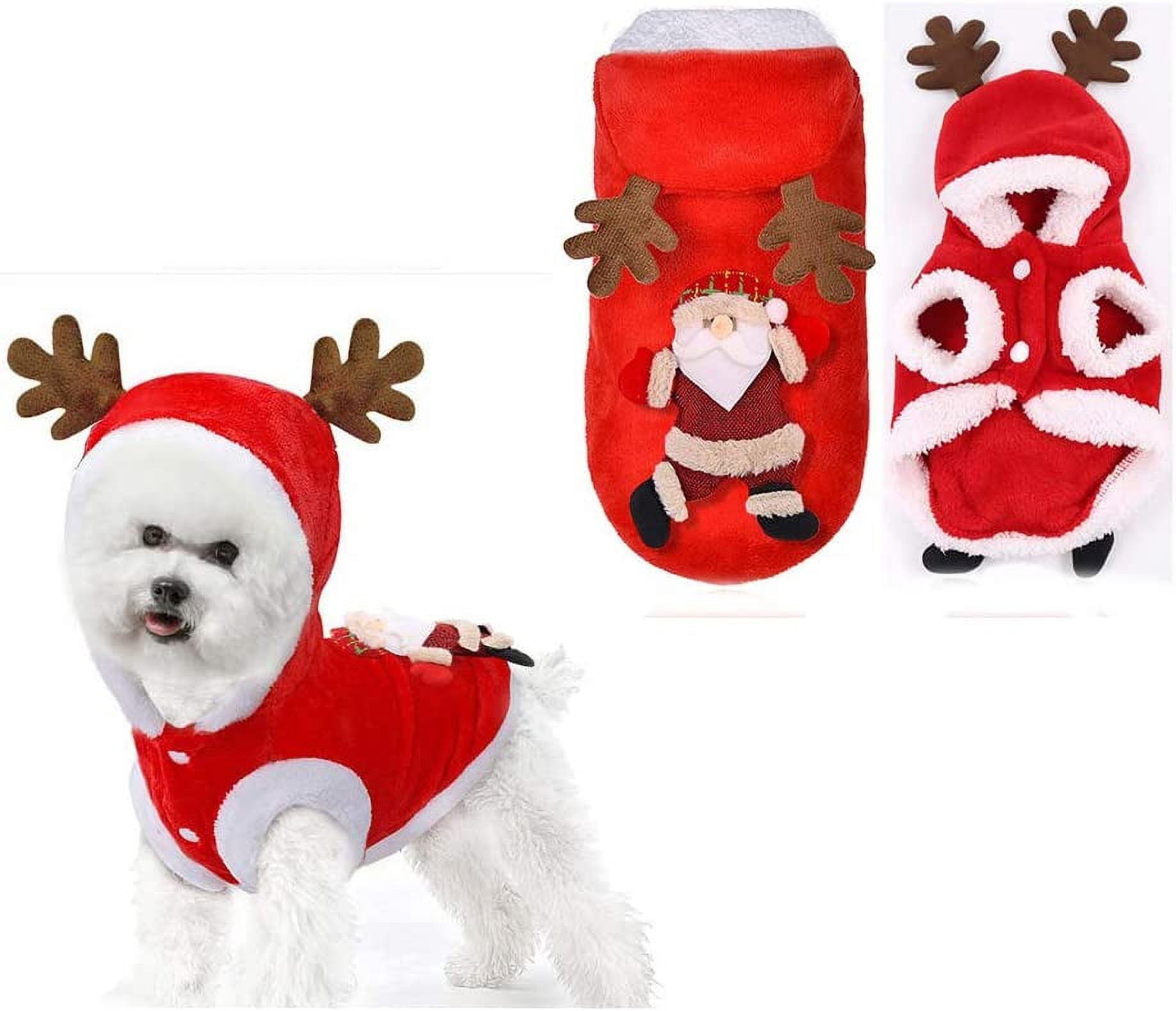 Christmas Santa Claus Elk Printed T-shirt Dog and Owner Matching Outfits main image 1