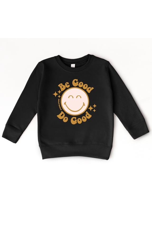 SmileyWorld Be Good Do Good Smiley Face - Toddler Graphic Sweatshirt