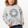 thumbnail image 1 of SmileyWorld Good Vibes Outline - Toddler Graphic Sweatshirt, 1 of 11