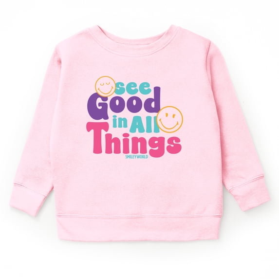 SmileyWorld See Good In All Things - Youth Graphic Sweatshirt