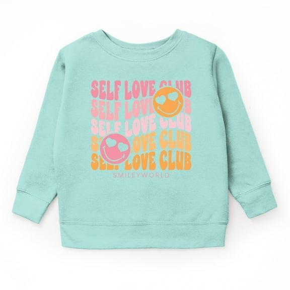 SmileyWorld Self Love Club Wave - Youth Graphic Sweatshirt