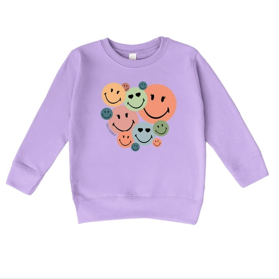 SmileyWorld Stacked Smiles - Toddler Graphic Sweatshirt