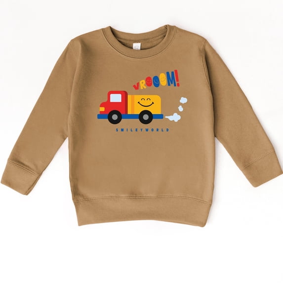 SmileyWorld Vrooom Truck - Toddler Graphic Sweatshirt