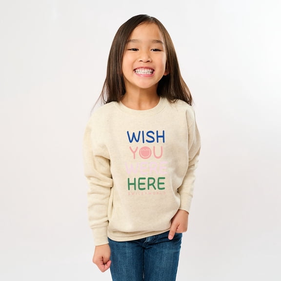 SmileyWorld Wish You Were Here - Youth Graphic Sweatshirt