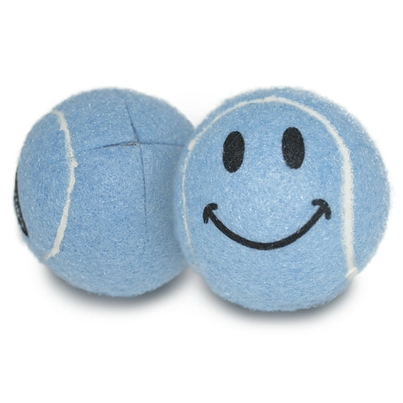 2PCS Smileyballs Pre-cut Walker Tennis Ball Glides (Blue)