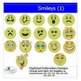 thumbnail image 1 of Smileys(1) Embroidery Designs - All Popular Formats Included - Loaded on USB Stick, 1 of 10