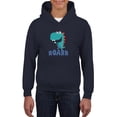 thumbnail image 1 of Smiling Baby Dino Roarr Hoodie Juniors -Image by Shutterstock,  Large, 1 of 4