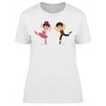 thumbnail image 1 of Smiling Ballet Dancer Kids  T-Shirt Women -Image by Shutterstock, Female 3X-Large, 1 of 2