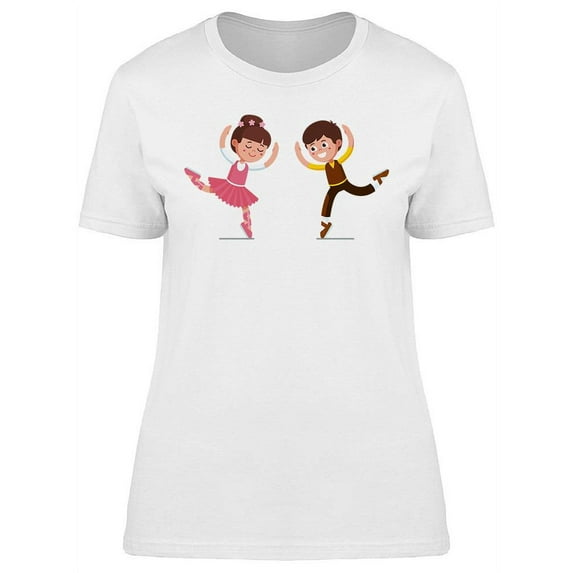 Smiling Ballet Dancer Kids T-Shirt Women -Image by Shutterstock, Female 3X-Large