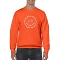 thumbnail image 1 of Smiling Barb Wire Face Sweatshirt Men -Image by Shutterstock, Male Small, 1 of 4