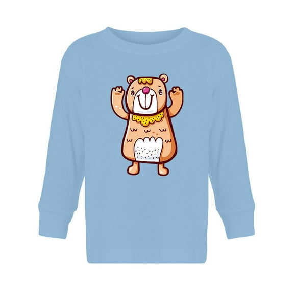Smiling Bear Long Sleeve Toddler -Image by Shutterstock,  2 Toddler