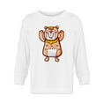 thumbnail image 1 of Smiling Bear Long Sleeve Toddler - Toddler Long Sleeve Tee, White, 1 of 4