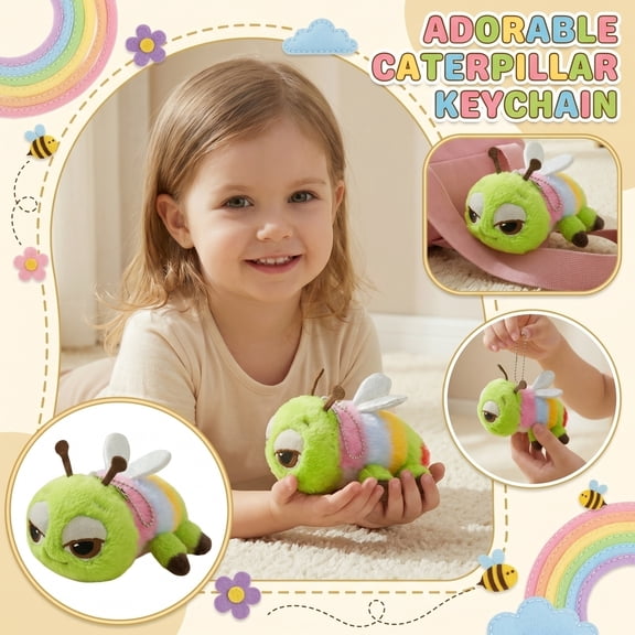 Smiling Bee Plush, Lucky Soft Plush Toy, Cute Bee Stuffed Animal, The Best Gift for Child and Partners
