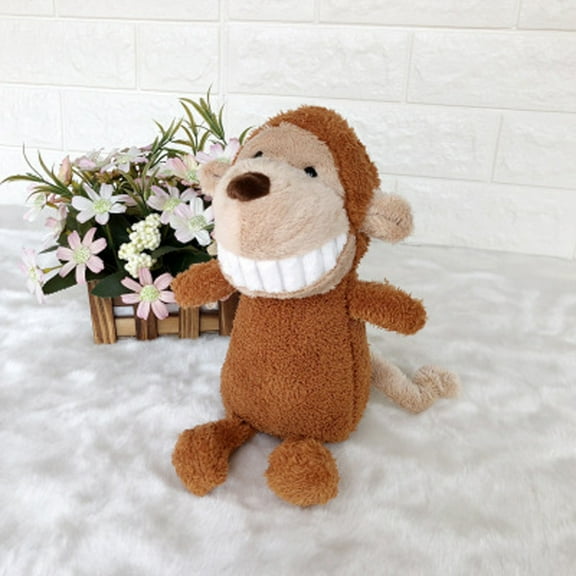 Smiling Big Tooth Plush Toy Children's Comfort Doll