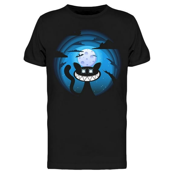 Smiling Cat T-Shirt Men -Image by Shutterstock, Male XX-Large